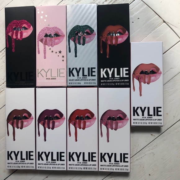 Kylie Cosmetics Other - bundle of 9 kylie lip kits Kylie Cosmetics Other - bundle of 9 kylie lip kits